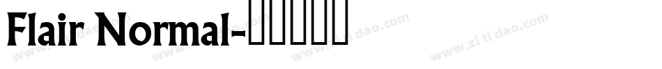 Flair Normal字体转换